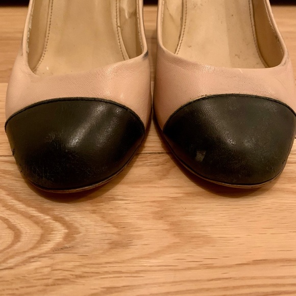 J.Crew tan and black color block pumps - Picture 6 of 6